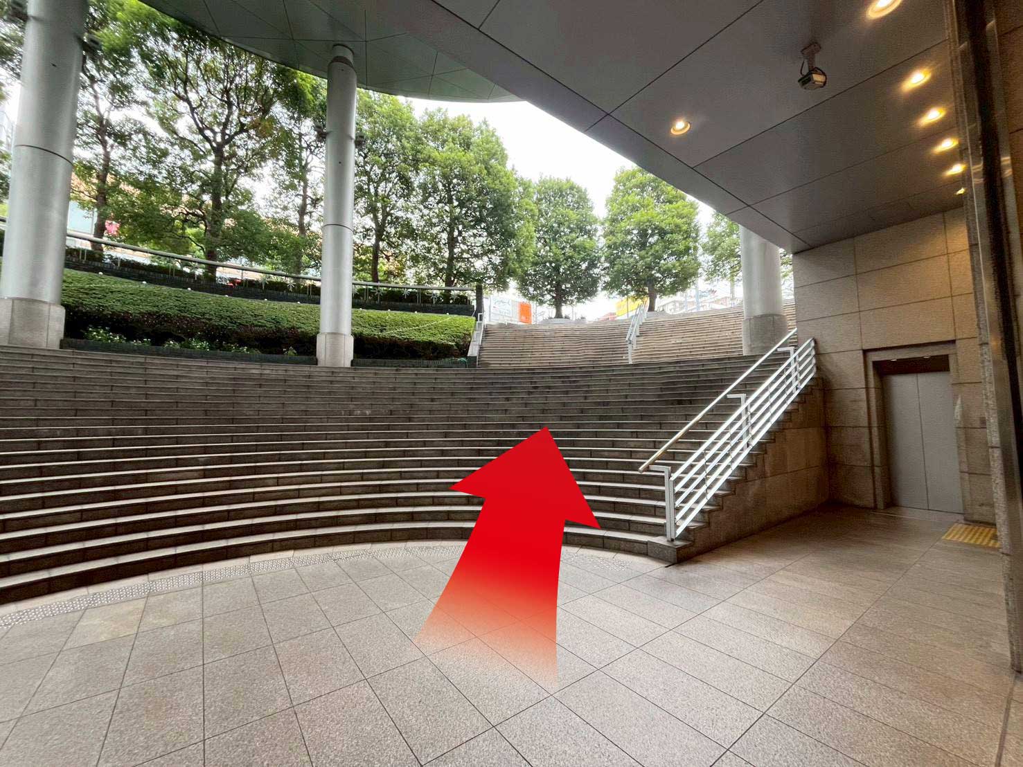 用賀駅北口からの道順